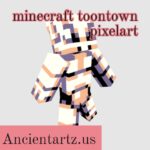 minecraft toontown pixelart