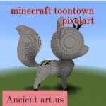 minecraft toontown pixelart