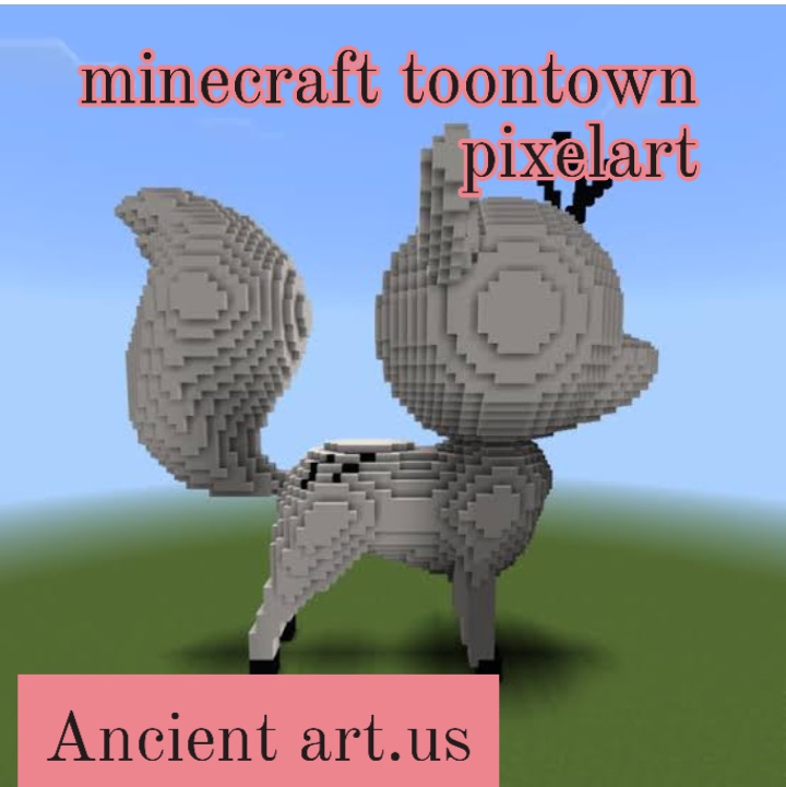 minecraft toontown pixelart