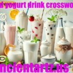 cold yogurt drink crossword