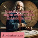 bussola to measure angles within a circle leonardo da vinci