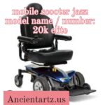 mobile scooter jazz model name / number: 20k elite