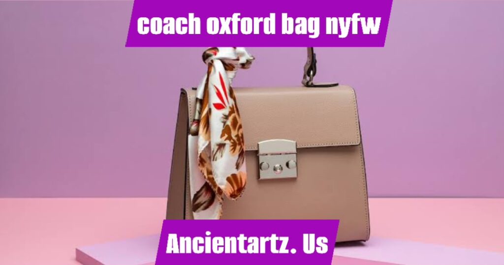 coach oxford bag nyfw