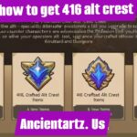 How to Get the 416 Alt Crest: The Ultimate Guide