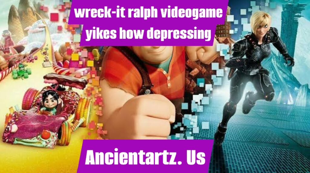 wreck-it ralph videogame yikes how depressing