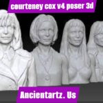 courteney cox v4 poser 3d