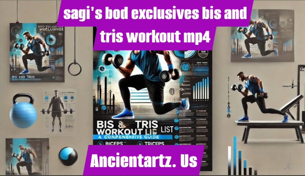 sagi's bod exclusives bis and tris workout mp4