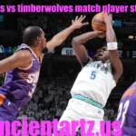 phoenix suns vs timberwolves match player stats