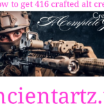 how to get 416 crafted alt crest