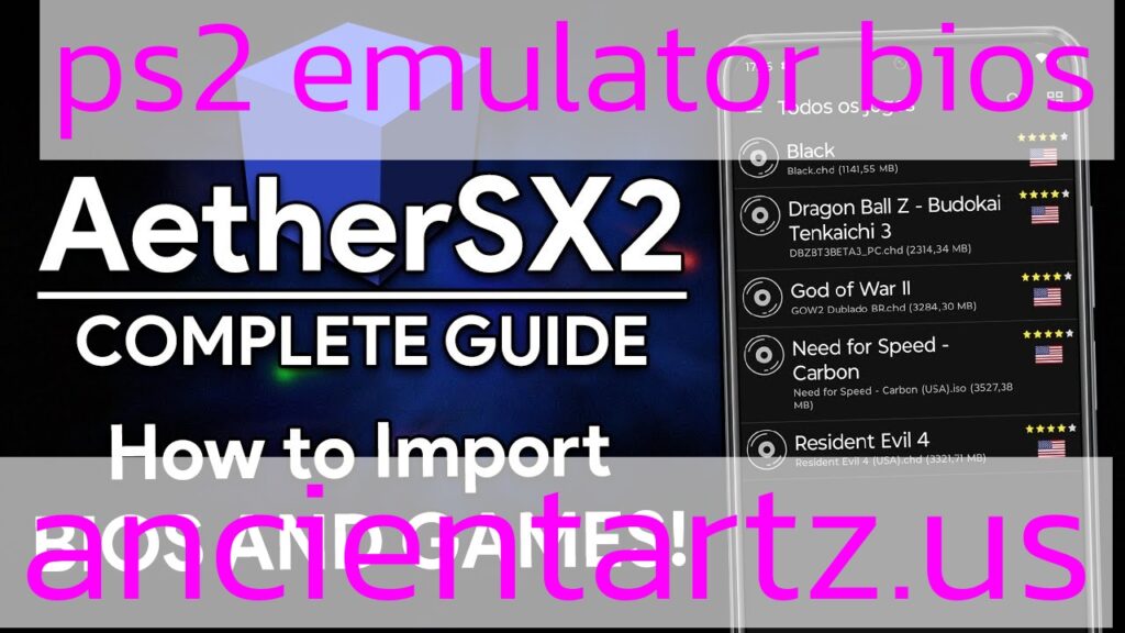 ps2 emulator bios